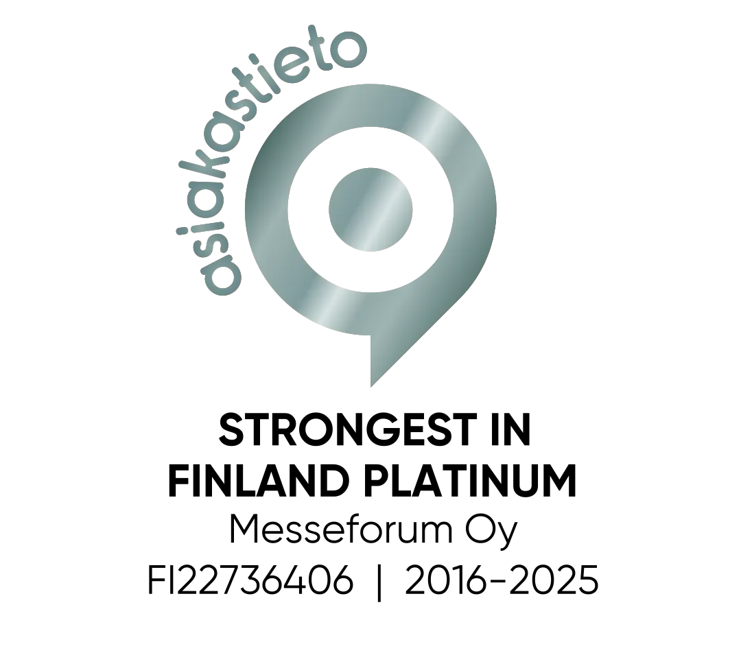 Strongest in Finland 2025 logo Messeforum